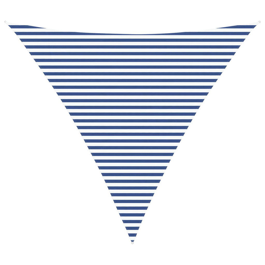 Vela da ombra solare Blu e Bianco 5 x 5 x 5 m