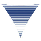 Vela da ombra solare Blu e Bianco 5 x 5 x 5 m
