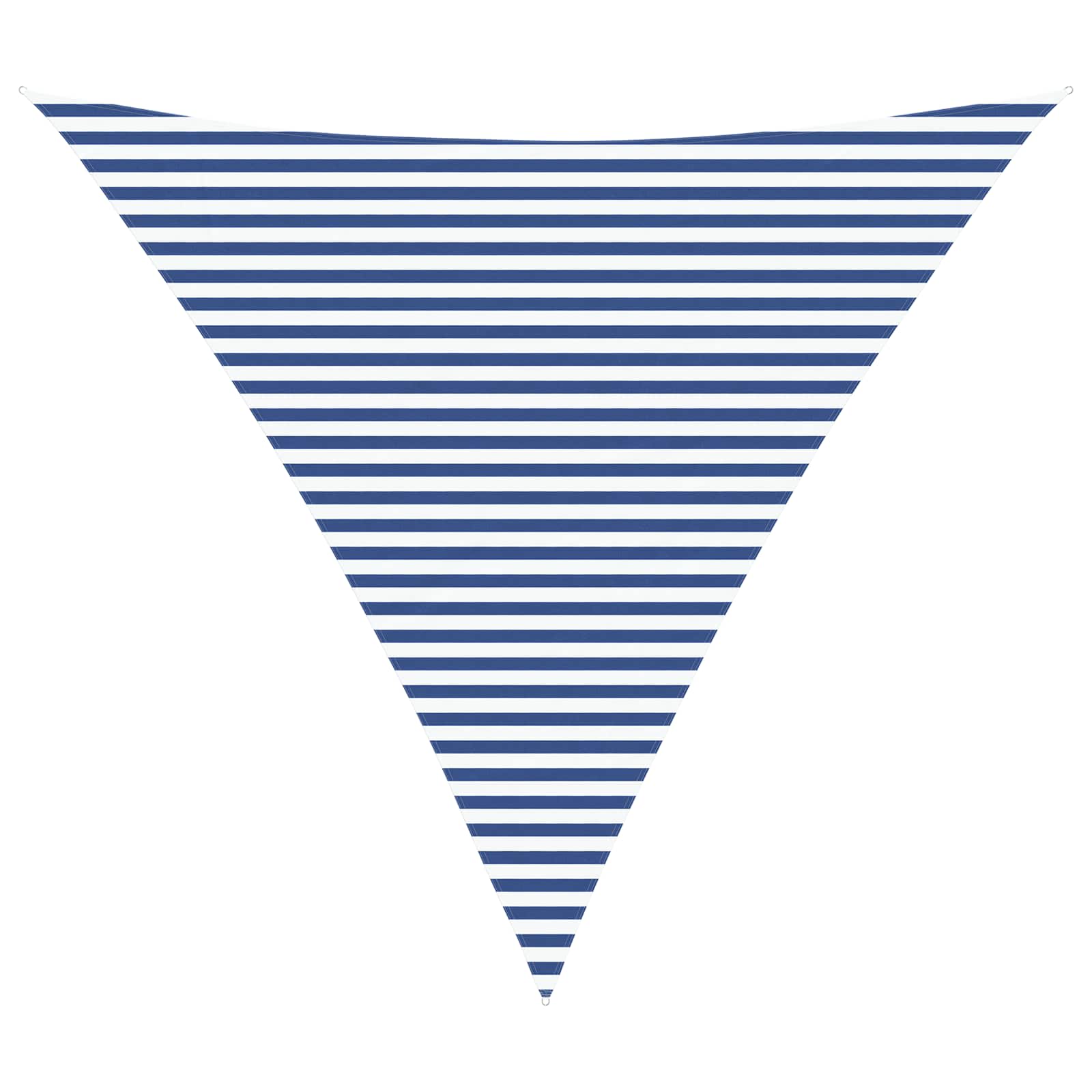 Vela da ombra solare Blu e Bianco 5 x 5 x 5 m