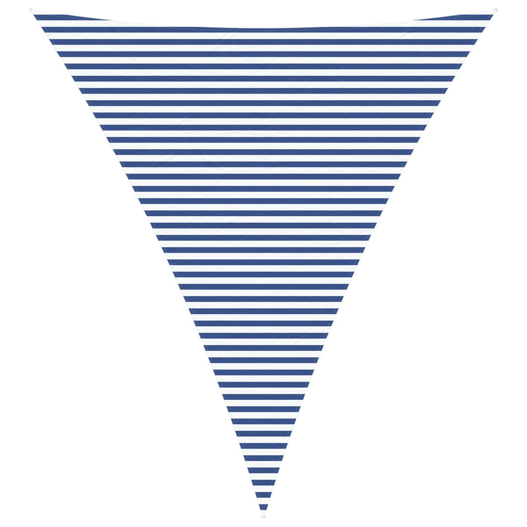 Vela da ombra solare Blu e Bianco 5 x 6 x 6 m