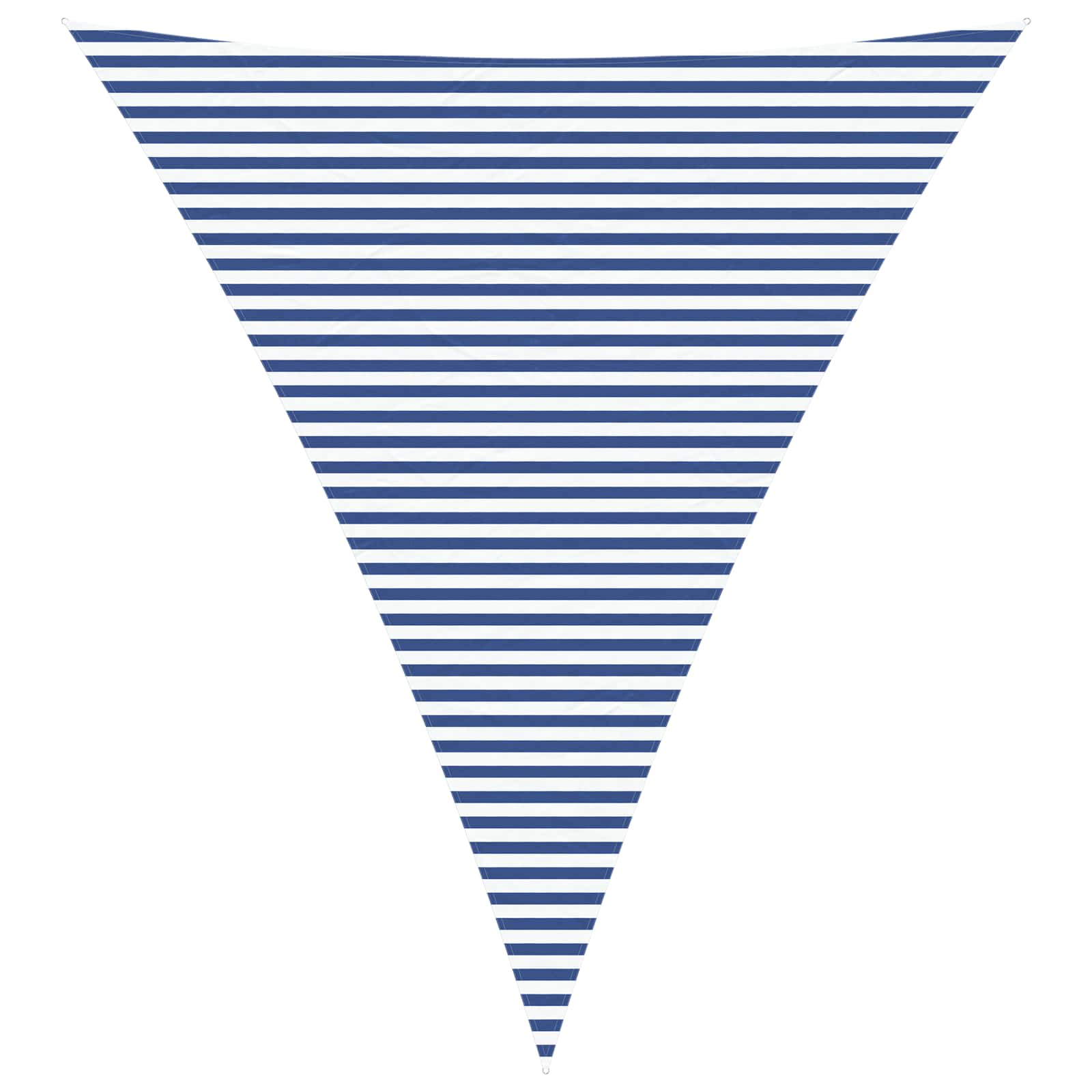 Vela da ombra solare Blu e Bianco 5 x 6 x 6 m