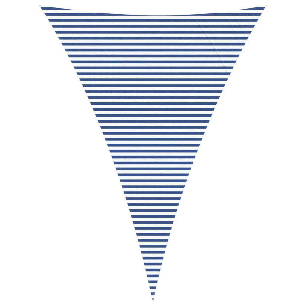 Vela da ombra solare Blu e Bianco 5 x 7 x 7 m