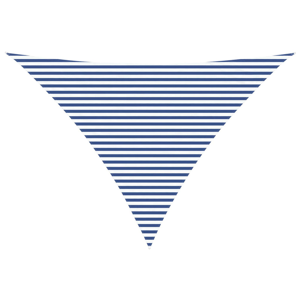 Vela da ombra solare Blu e Bianco 5 x 5 x 6 m
