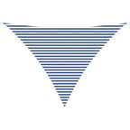 Vela da ombra solare Blu e Bianco 5 x 5 x 6 m