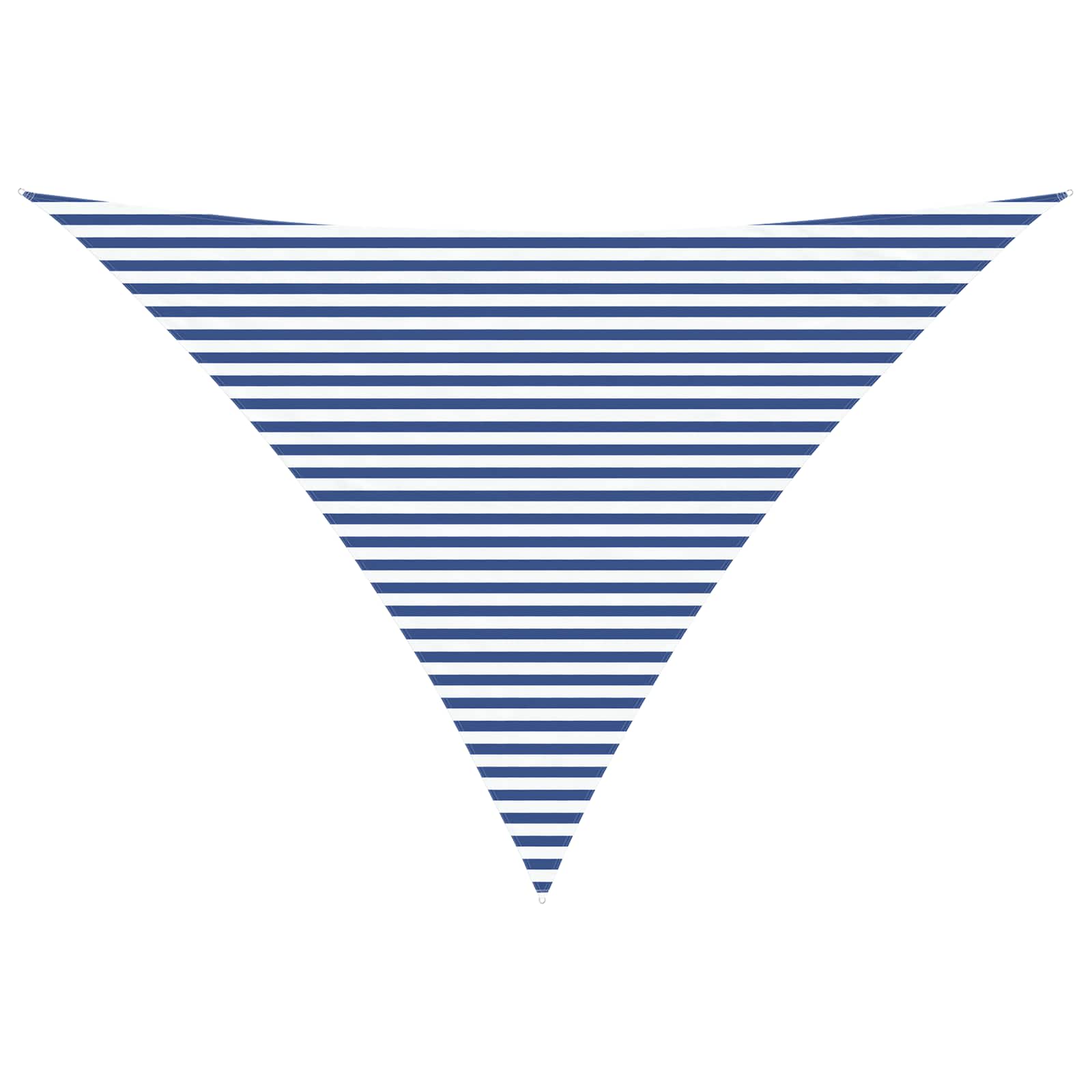 Vela da ombra solare Blu e Bianco 5 x 5 x 6 m