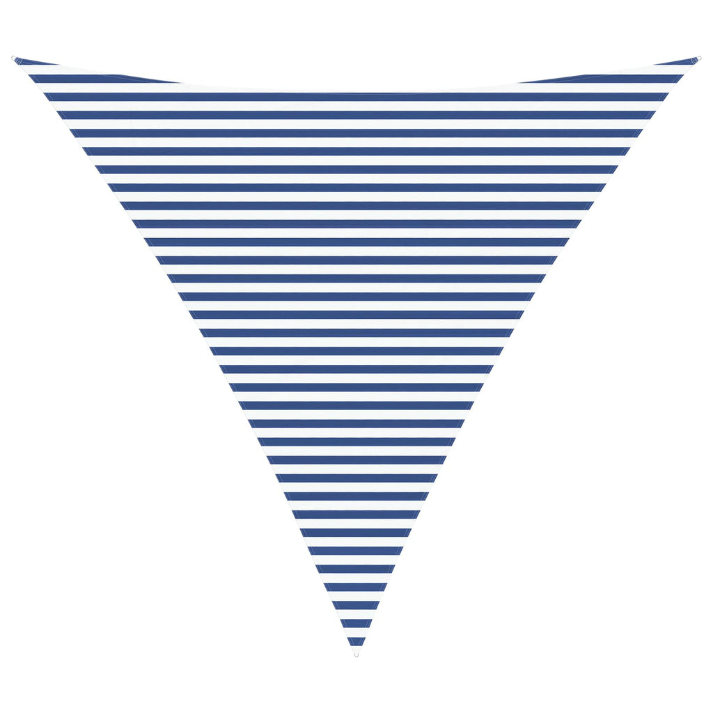 Vela da ombra solare Blu e Bianco 6 x 6 x 6 m