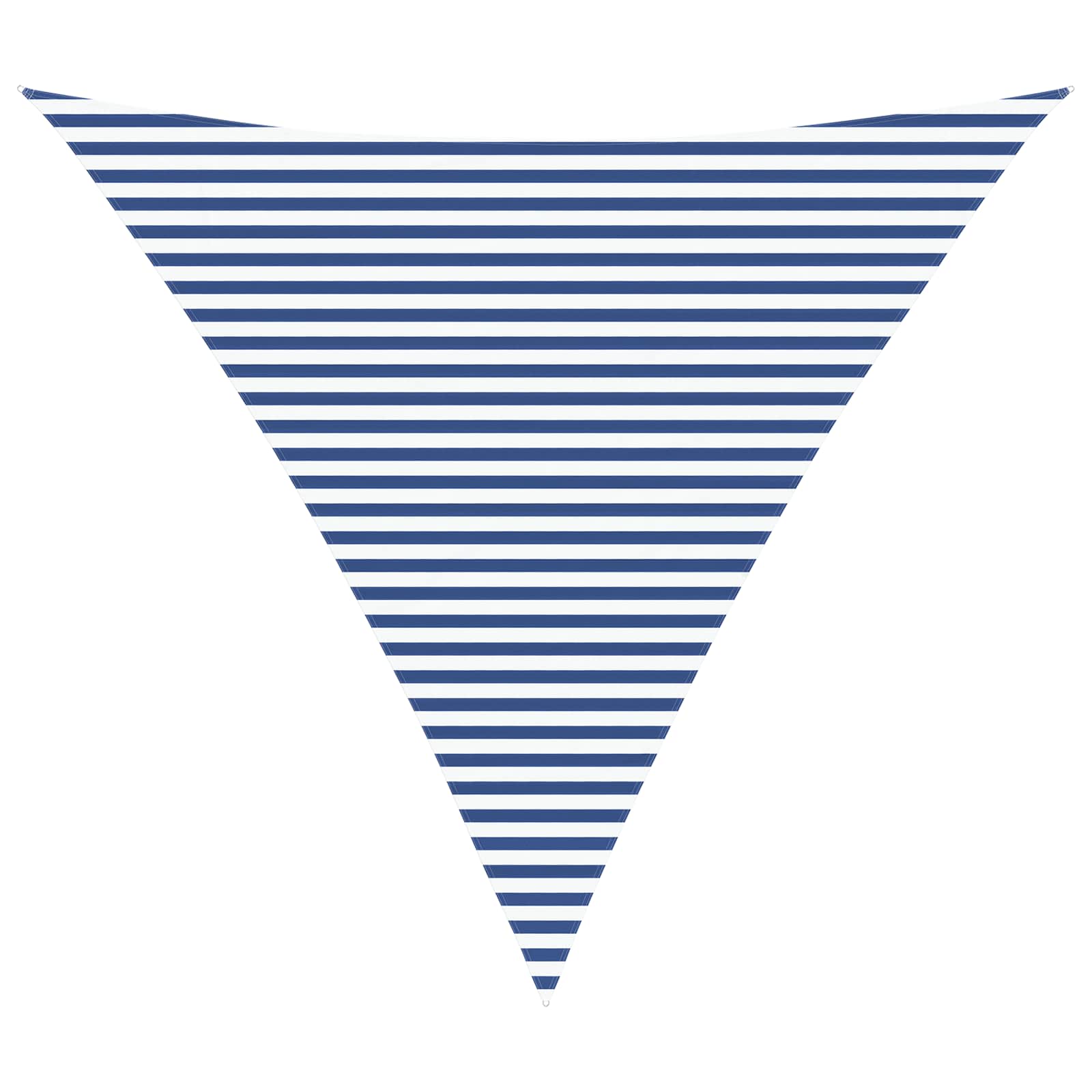 Vela da ombra solare Blu e Bianco 6 x 6 x 6 m