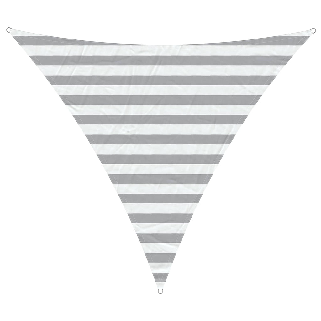 Vela da ombra solare Grigio chiaro e bianco 2 x 2 x 2 m
