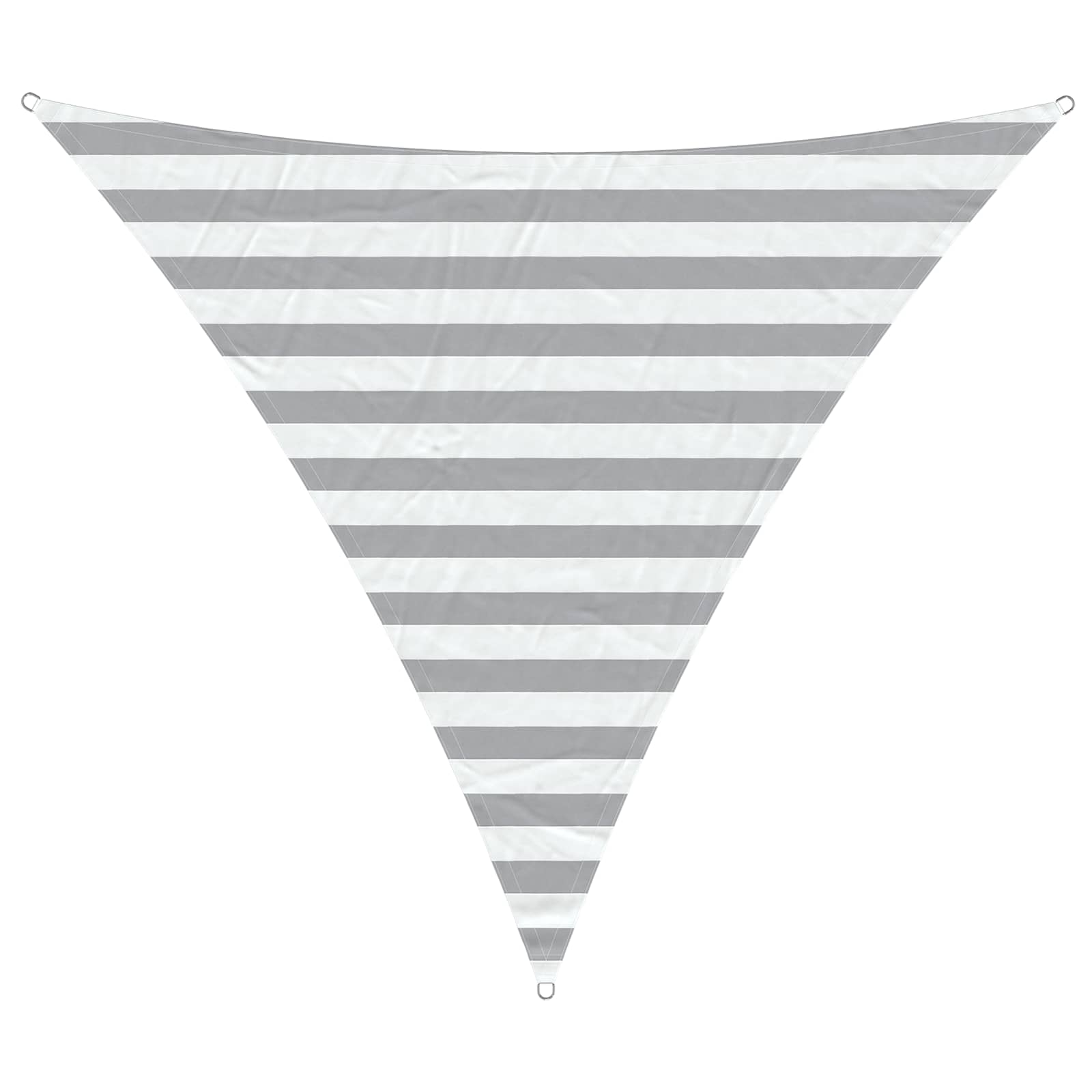 Vela da ombra solare Grigio chiaro e bianco 2 x 2 x 2 m