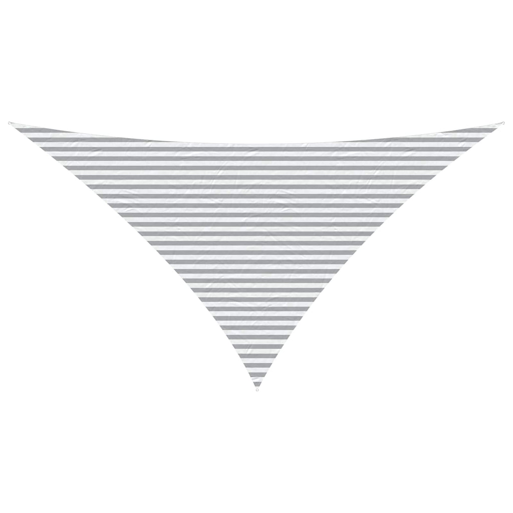 Vela da ombra solare Grigio chiaro e bianco 7 x 5 x 5 m