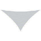 Vela da ombra solare Grigio chiaro e bianco 7 x 5 x 5 m