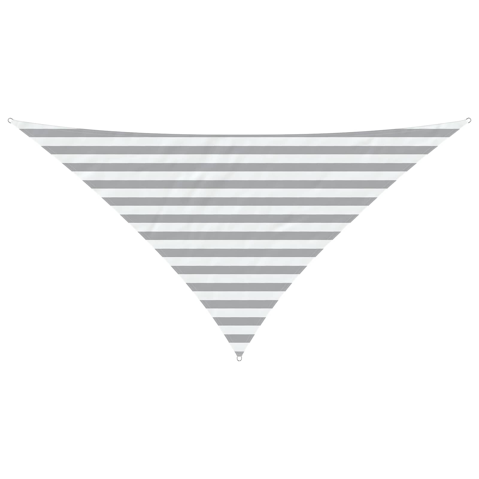 Vela da ombra solare Grigio chiaro e bianco 2,5 x 2,5 x 3,5 m