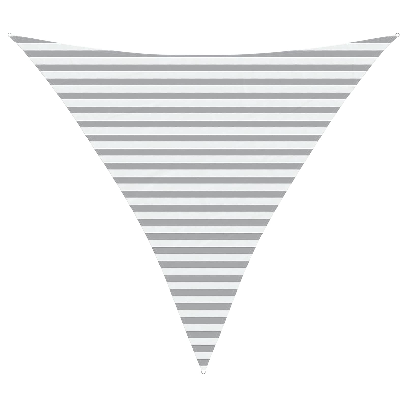 Vela da ombra solare Grigio chiaro e bianco 3,6 x 3,6 x 3,6 m