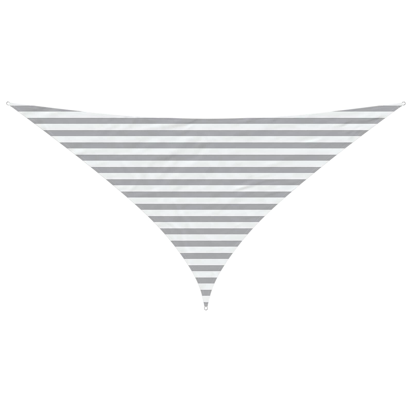 Vela da ombra solare Grigio chiaro e bianco 3 x 3 x 4,24 m