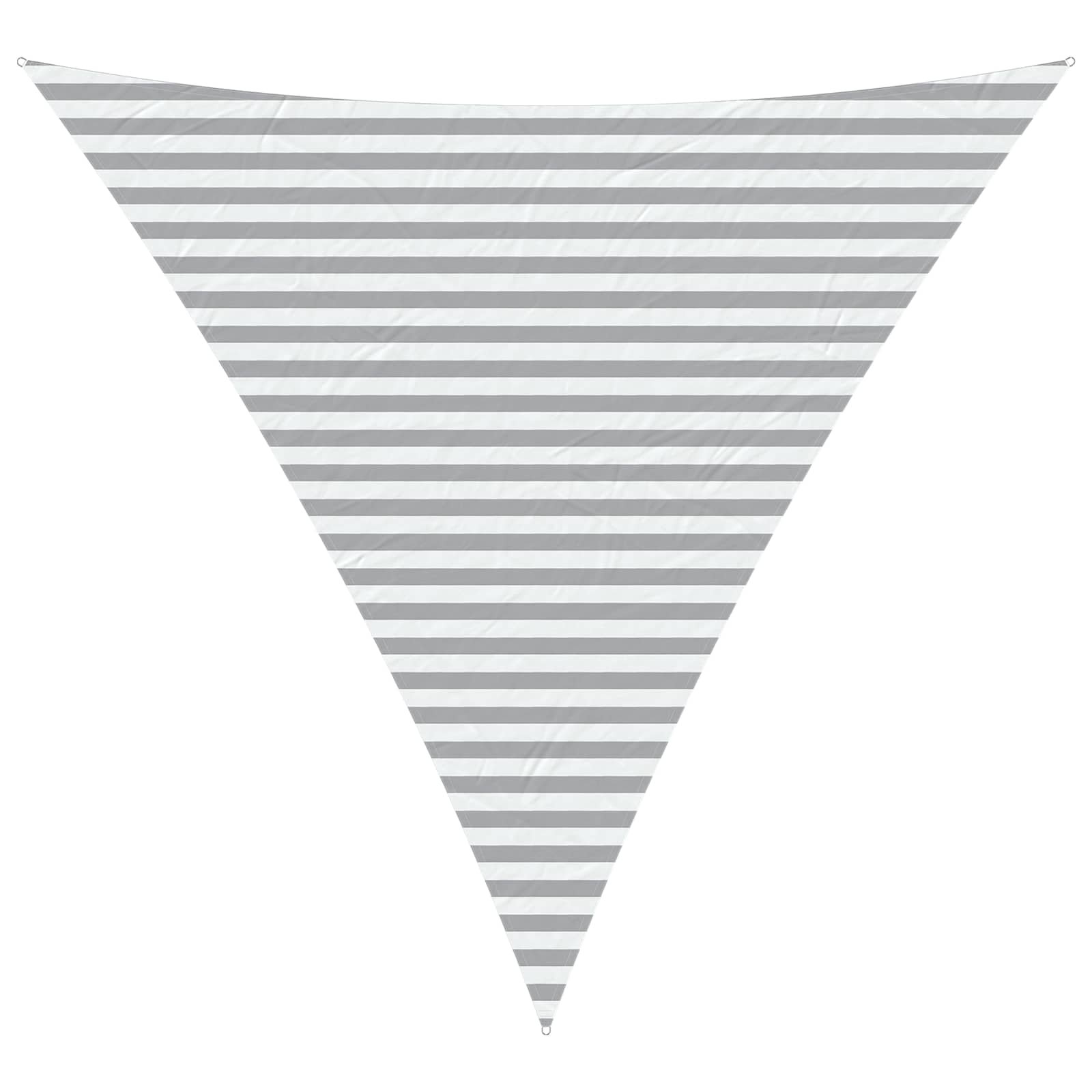 Vela da ombra solare Grigio chiaro e bianco 4 x 4 x 4 m