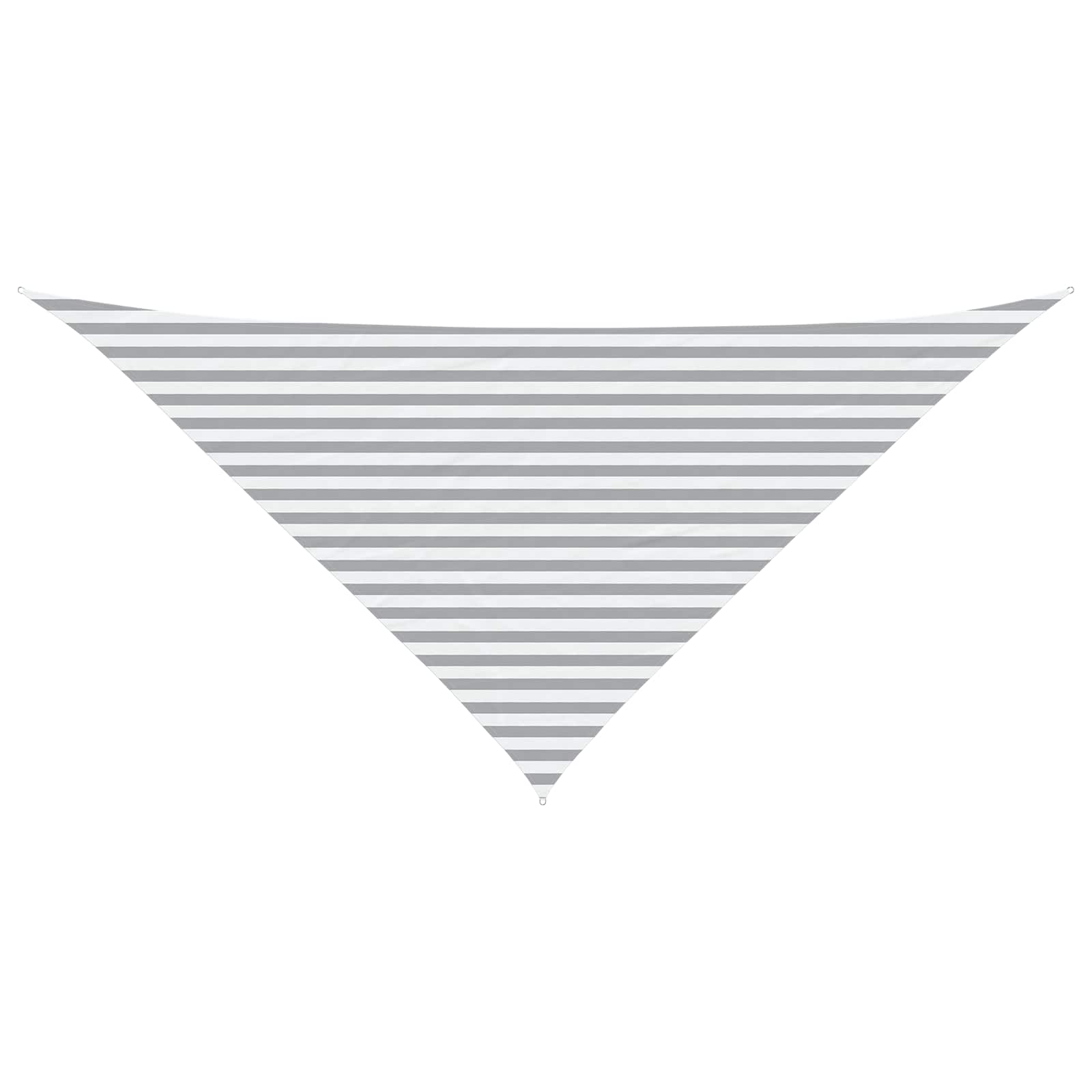 Vela da ombra solare Grigio chiaro e bianco 4 x 4 x 5,8 m