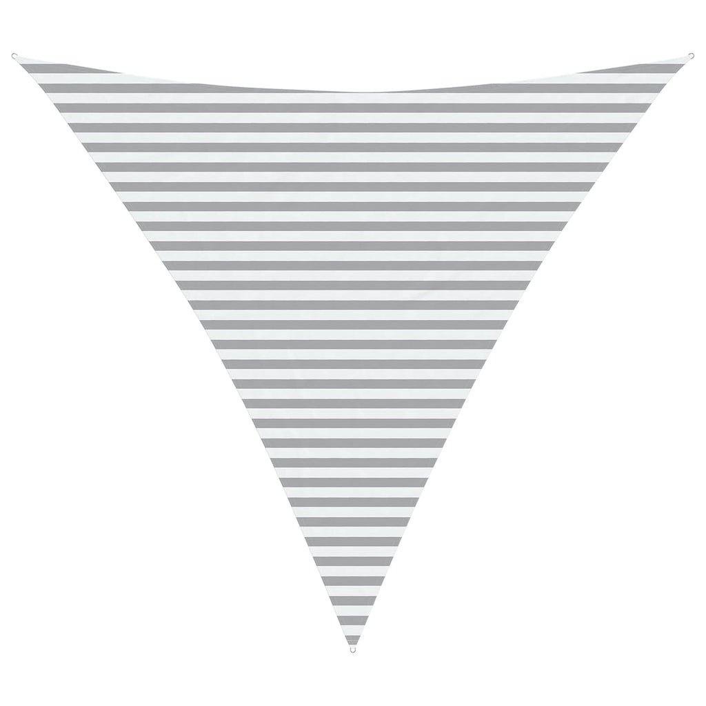 Vela da ombra solare Grigio chiaro e bianco 4,5 x 4,5 x 4,5 m
