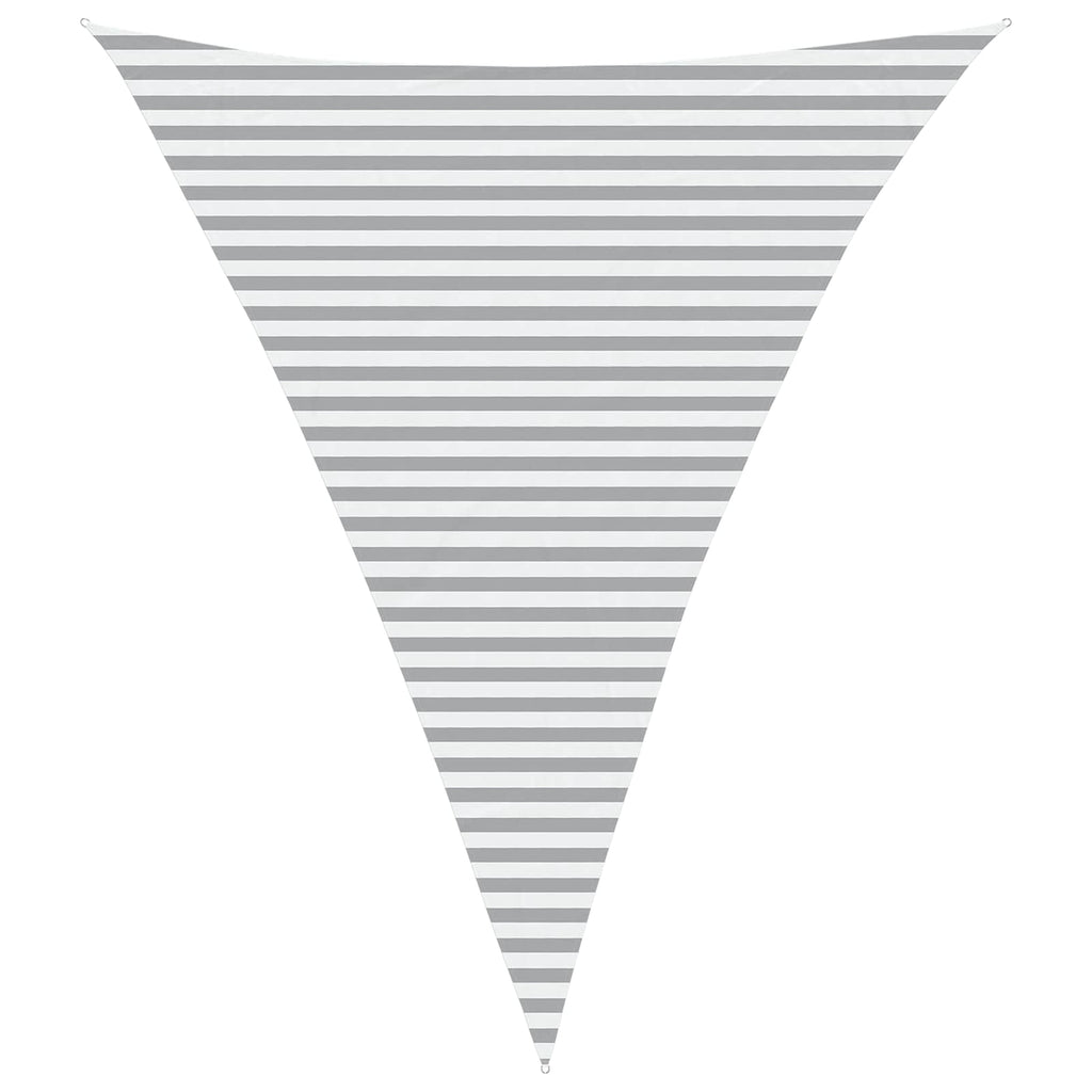 Vela da ombra solare Grigio chiaro e bianco 4 x 5 x 5 m