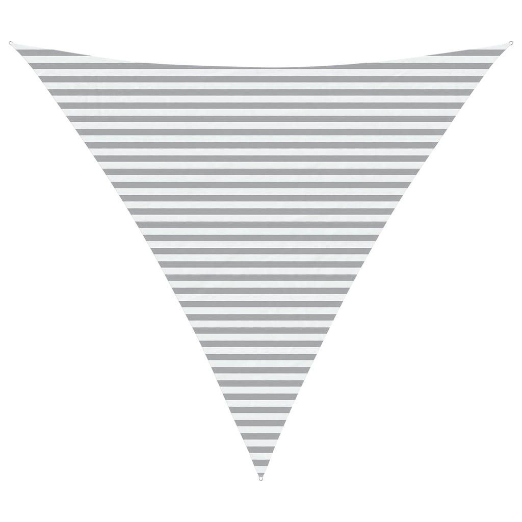 Vela da ombra solare Grigio chiaro e bianco 5 x 5 x 5 m