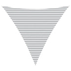 Vela da ombra solare Grigio chiaro e bianco 5 x 5 x 5 m