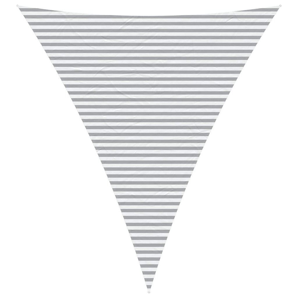 Vela da ombra solare Grigio chiaro e bianco 5 x 6 x 6 m