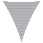 Vela da ombra solare Grigio chiaro e bianco 5 x 6 x 6 m