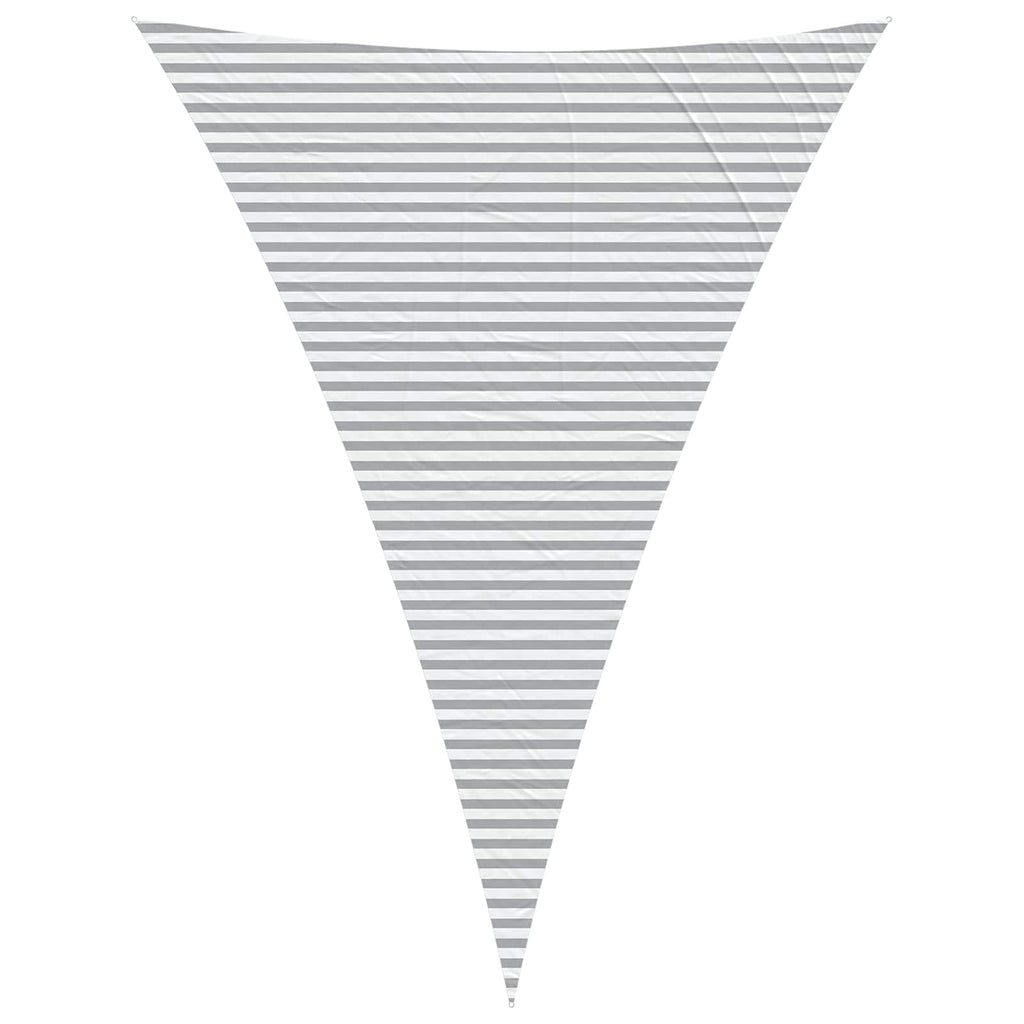 Vela da ombra solare Grigio chiaro e bianco 5 x 7 x 7 m
