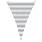 Vela da ombra solare Grigio chiaro e bianco 5 x 7 x 7 m