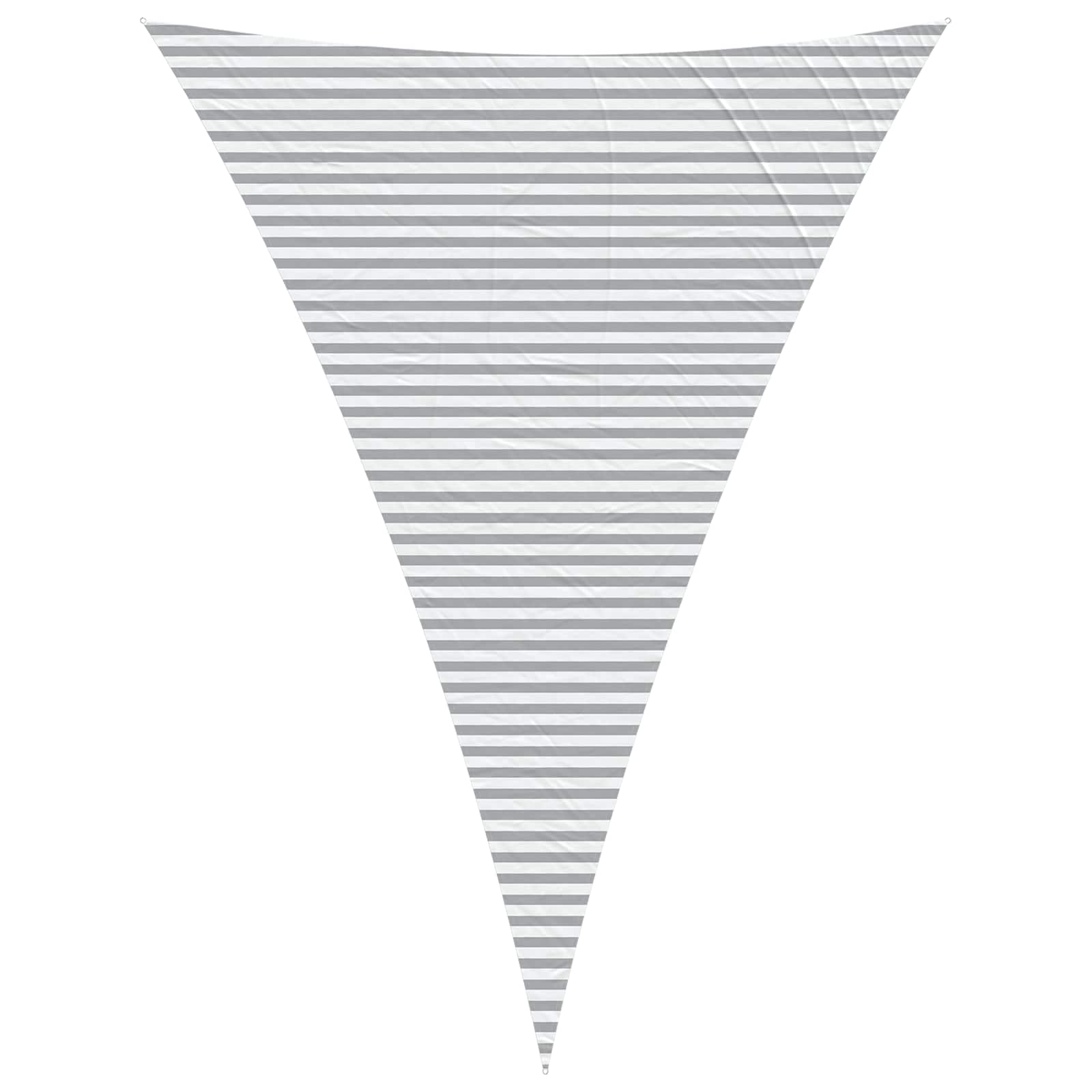 Vela da ombra solare Grigio chiaro e bianco 5 x 7 x 7 m