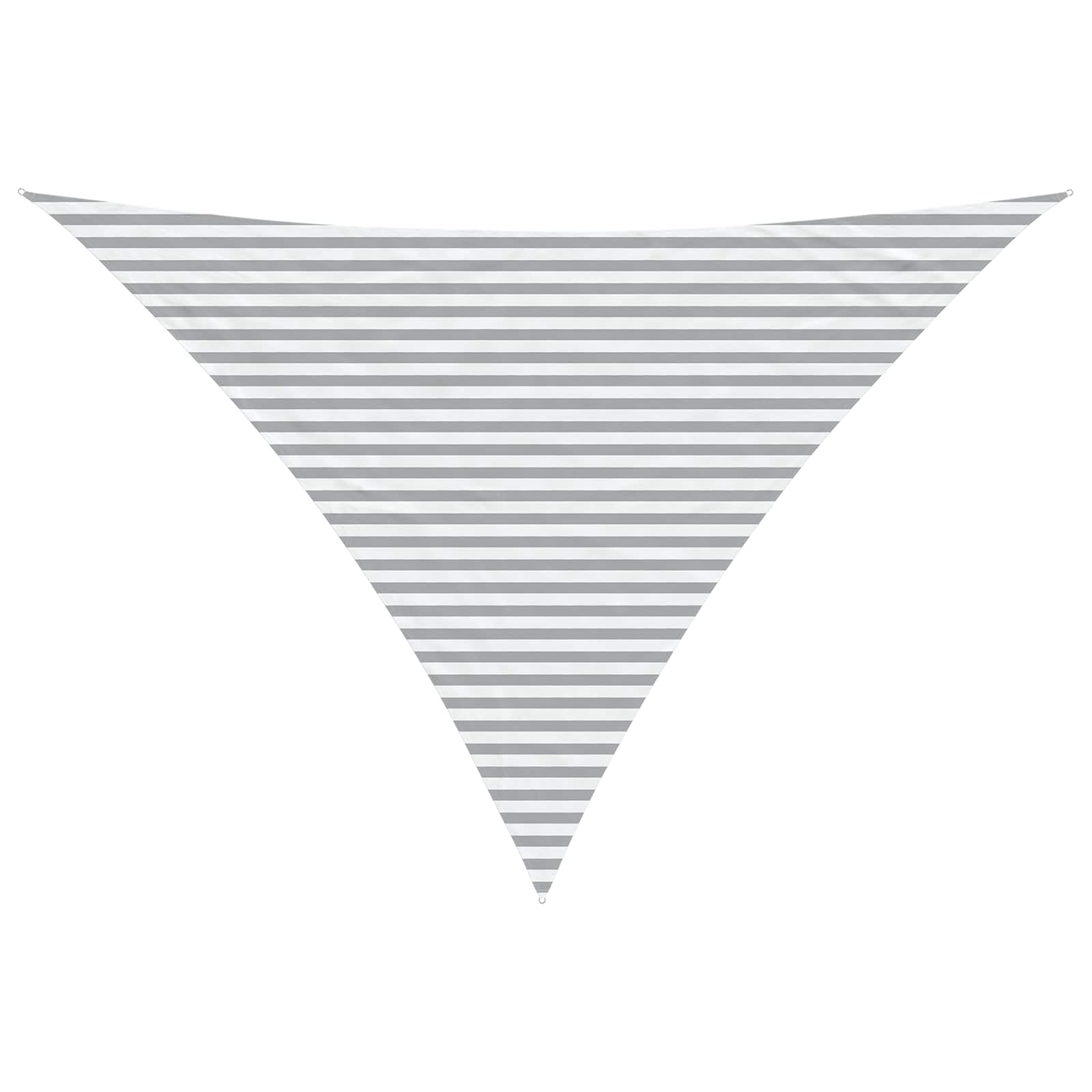 Vela da ombra solare Grigio chiaro e bianco 5 x 5 x 6 m