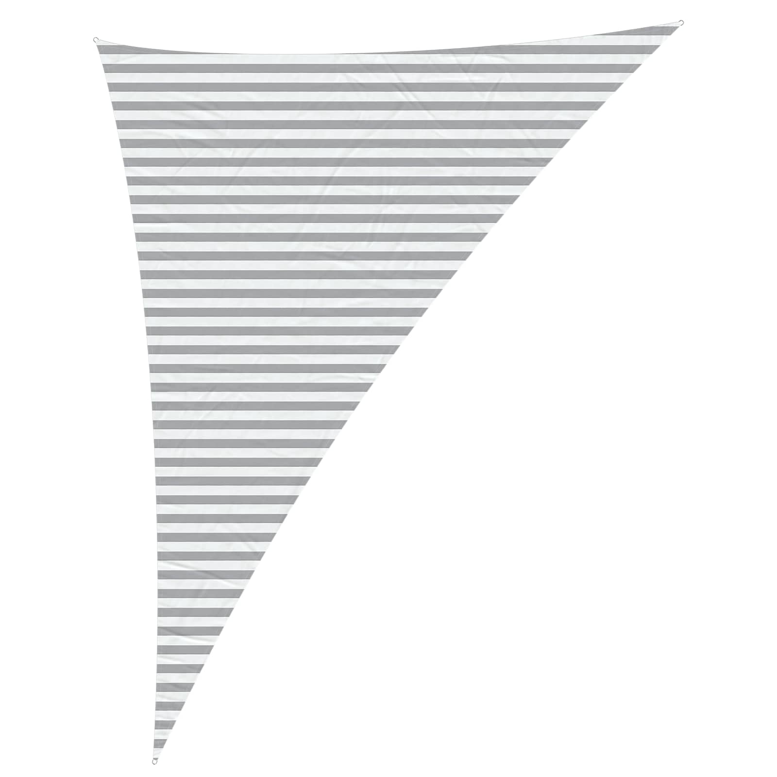 Vela da ombra solare Grigio chiaro e bianco 4 x 5 x 6,4 m