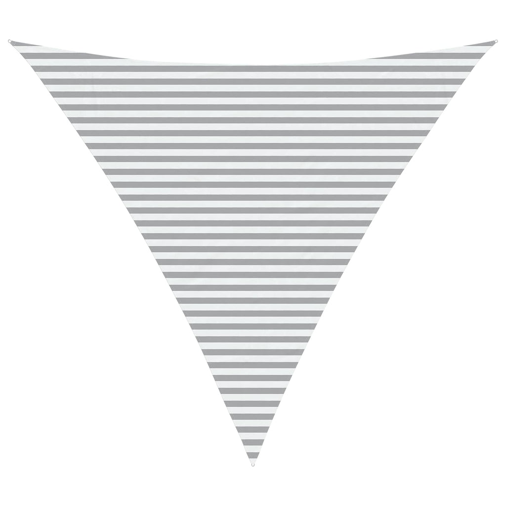 Vela da ombra solare Grigio chiaro e bianco 6 x 6 x 6 m