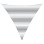 Vela da ombra solare Grigio chiaro e bianco 6 x 6 x 6 m