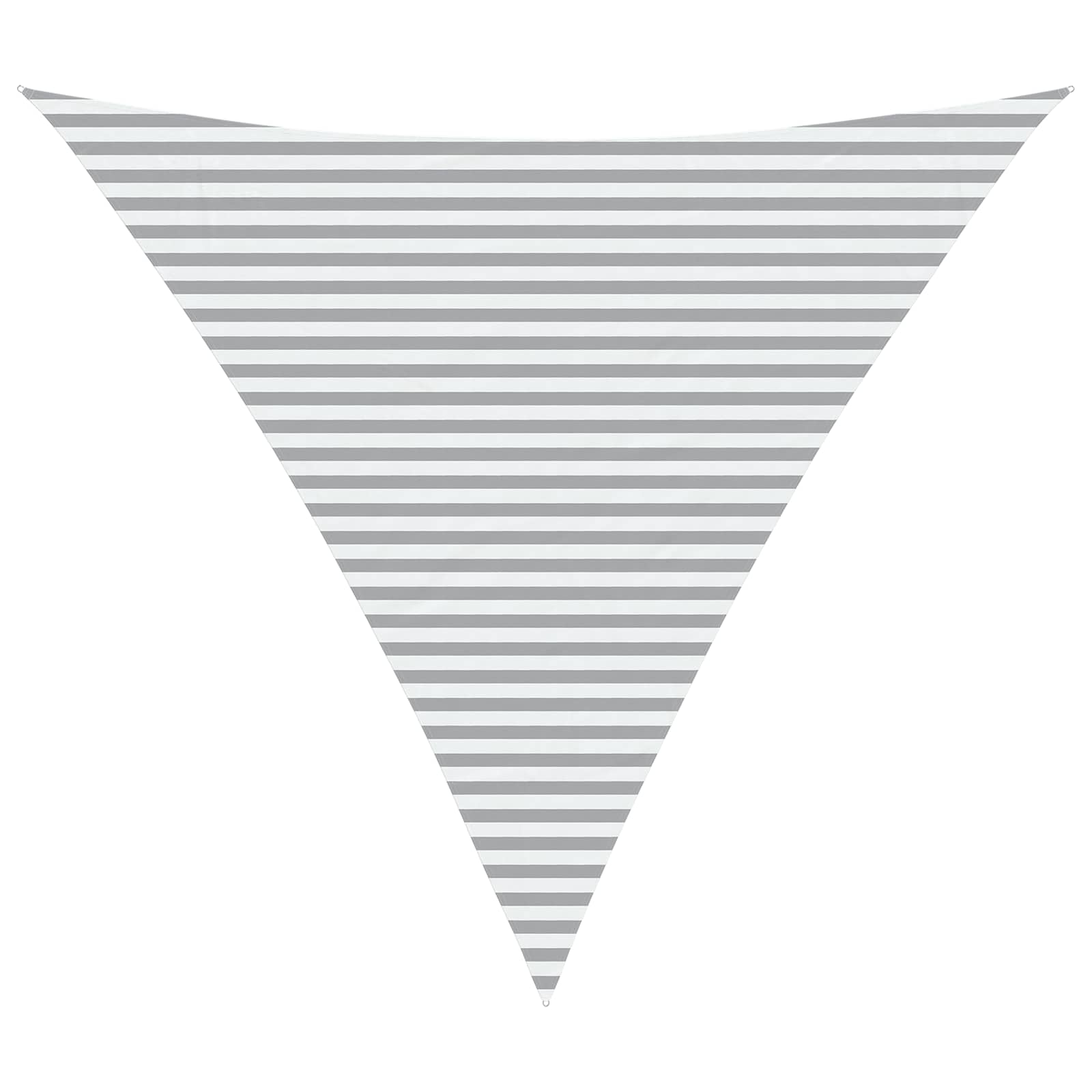 Vela da ombra solare Grigio chiaro e bianco 6 x 6 x 6 m