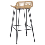 Sedia da Bar 44 x 46 x 91 cm Asta di ferro di diametro 10mm