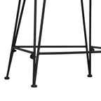 Sgabello da bar 2 pcs Naturale 44 x 54 x 96 cm Rattan e acciaio