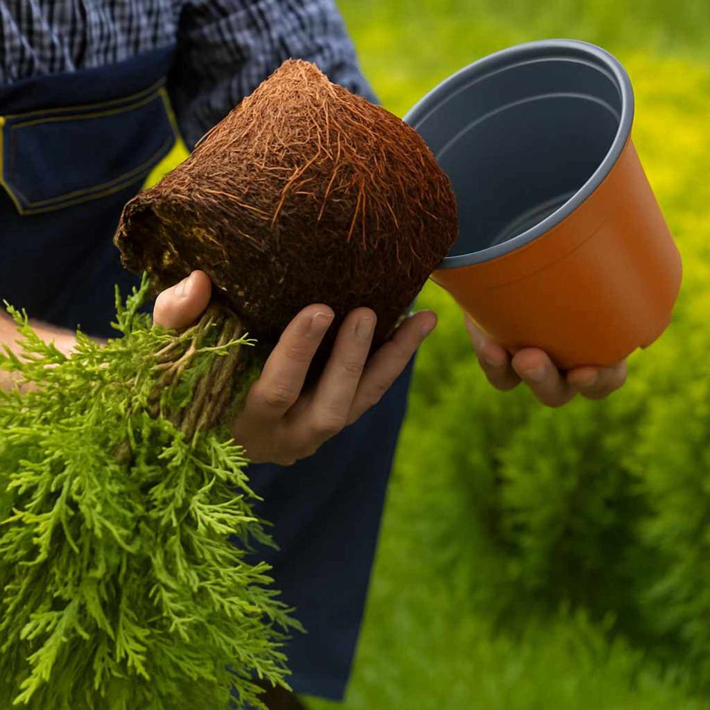 Vaso Rotondo per Fiori 200 pcs Terracotta Ø 10 x 8 cm Plastica