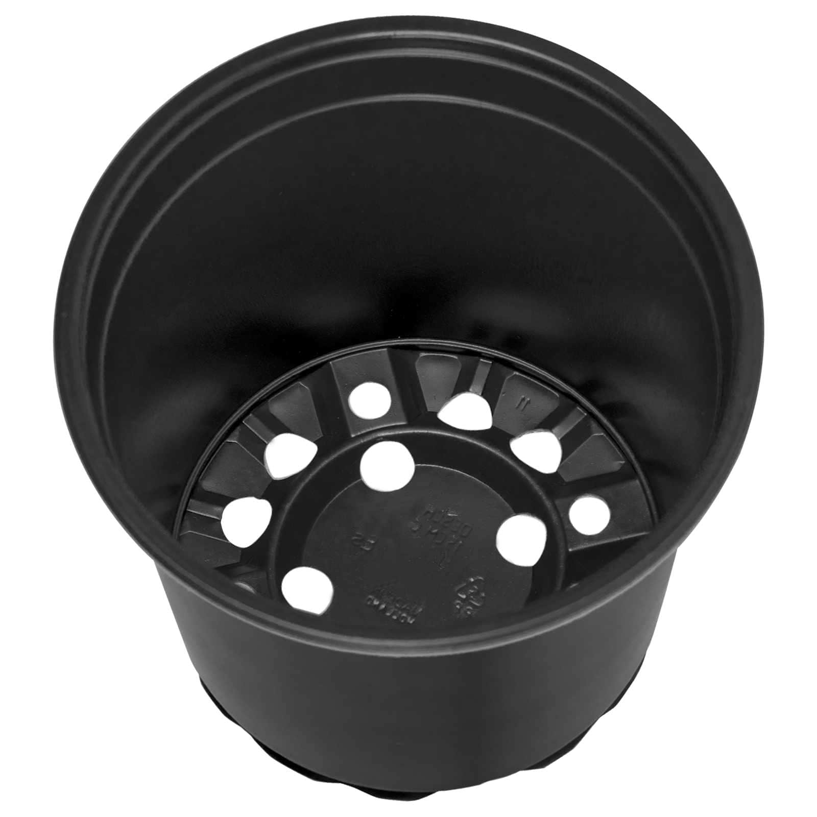 Vaso per Fiori 100 pcs Nero Ø 15 x 13 cm Plastica