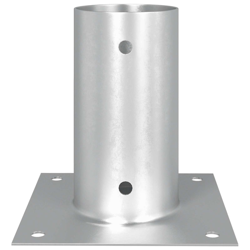 Ancora rotonda per terreno 4 pcs Argento 15 x 15 x 15 cm
