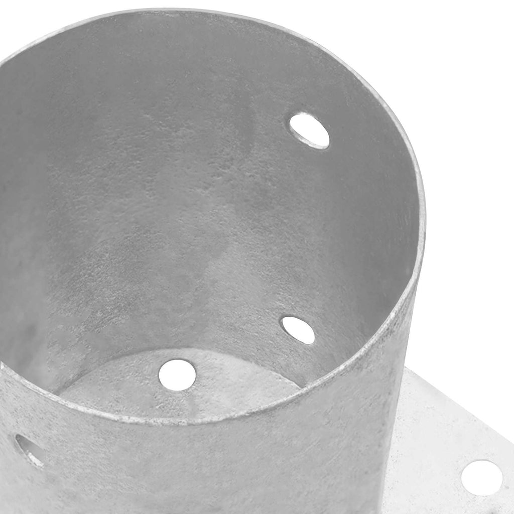 Ancora rotonda per terreno 12 pcs Argento 15 x 15 x 15 cm