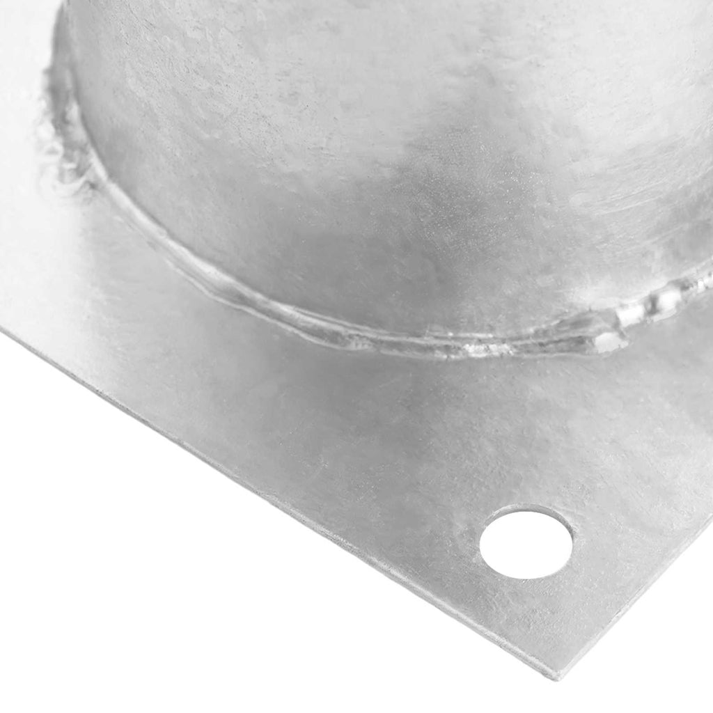Ancora rotonda per terreno 12 pcs Argento 15 x 15 x 15 cm