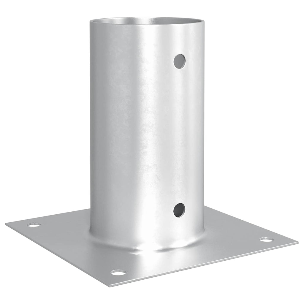 Ancora rotonda per terreno 12 pcs Argento 15 x 15 x 15 cm