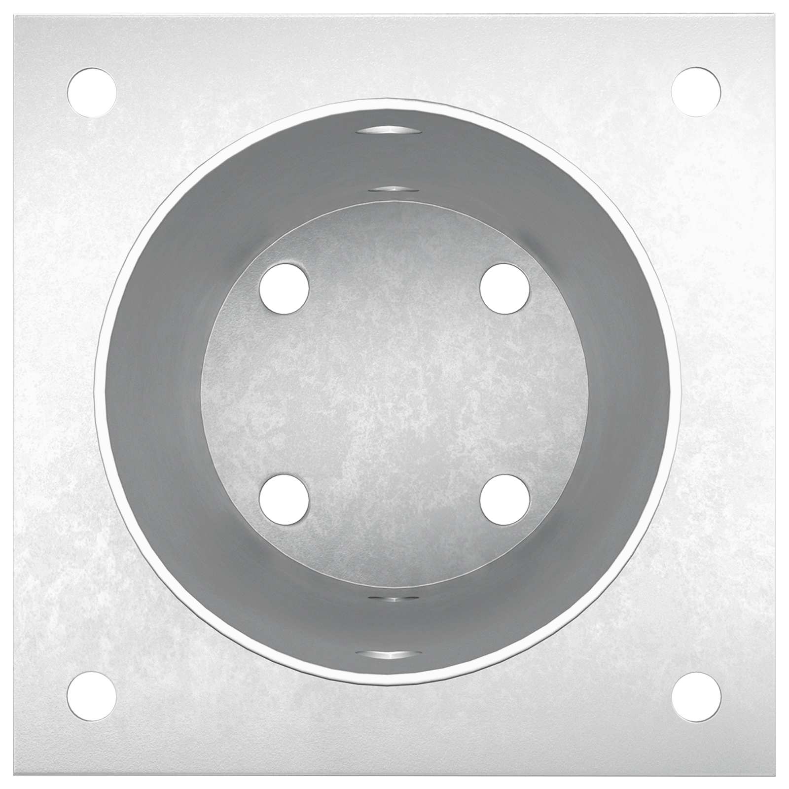 Ancora rotonda per terreno 12 pcs Argento 15 x 15 x 15 cm