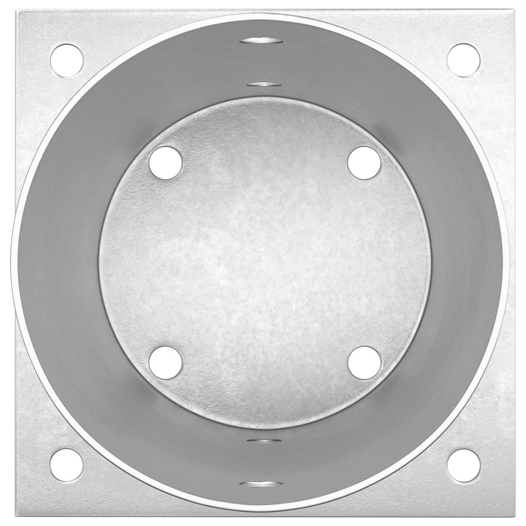 Ancora rotonda per terreno 12 pcs Argento 15 x 15 x 15 cm