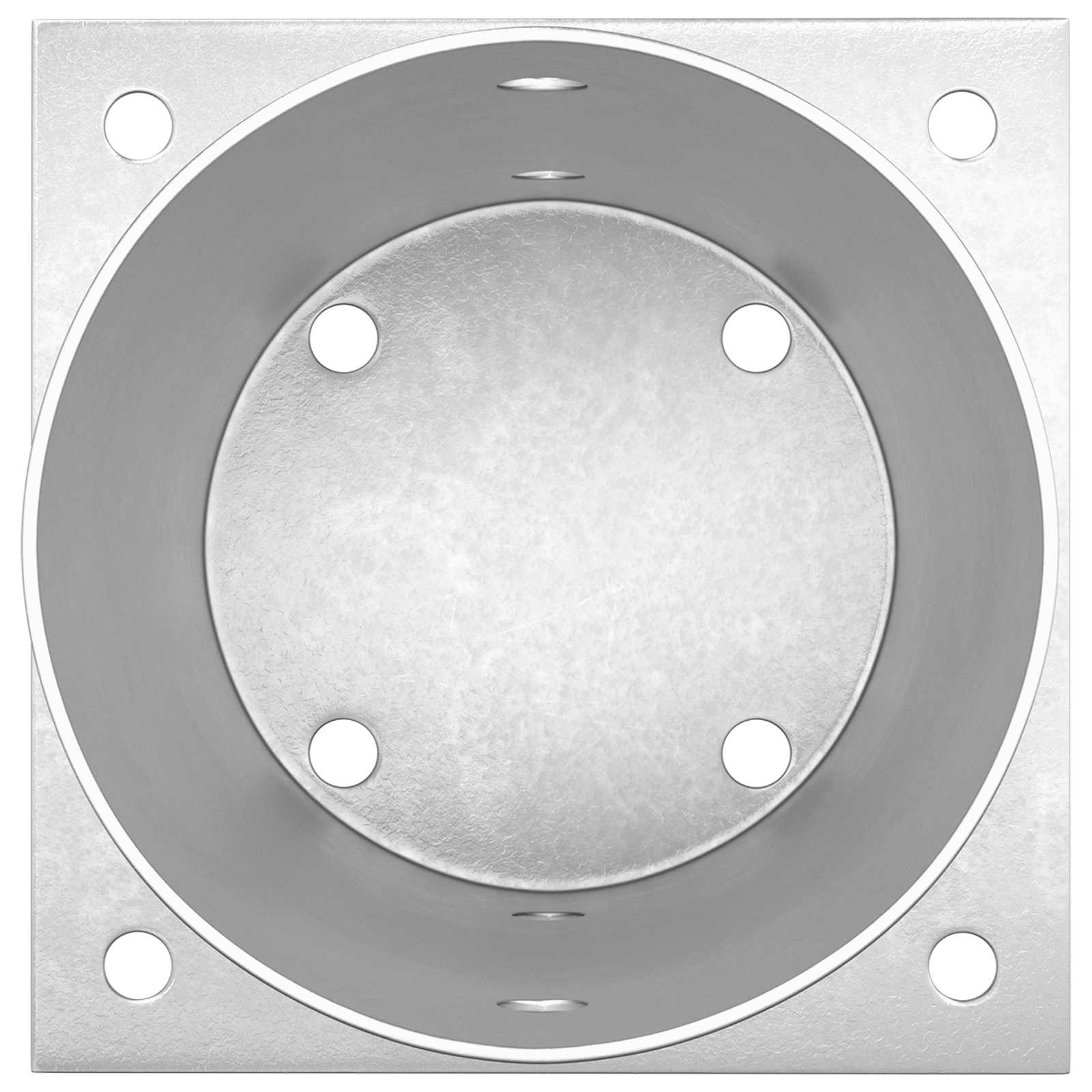 Ancora rotonda per terreno 12 pcs Argento 15 x 15 x 15 cm