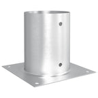 Ancora rotonda per terreno 12 pcs Argento 18 x 18 x15 cm