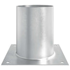 Ancora rotonda per terreno 12 pcs Argento 18 x 18 x15 cm