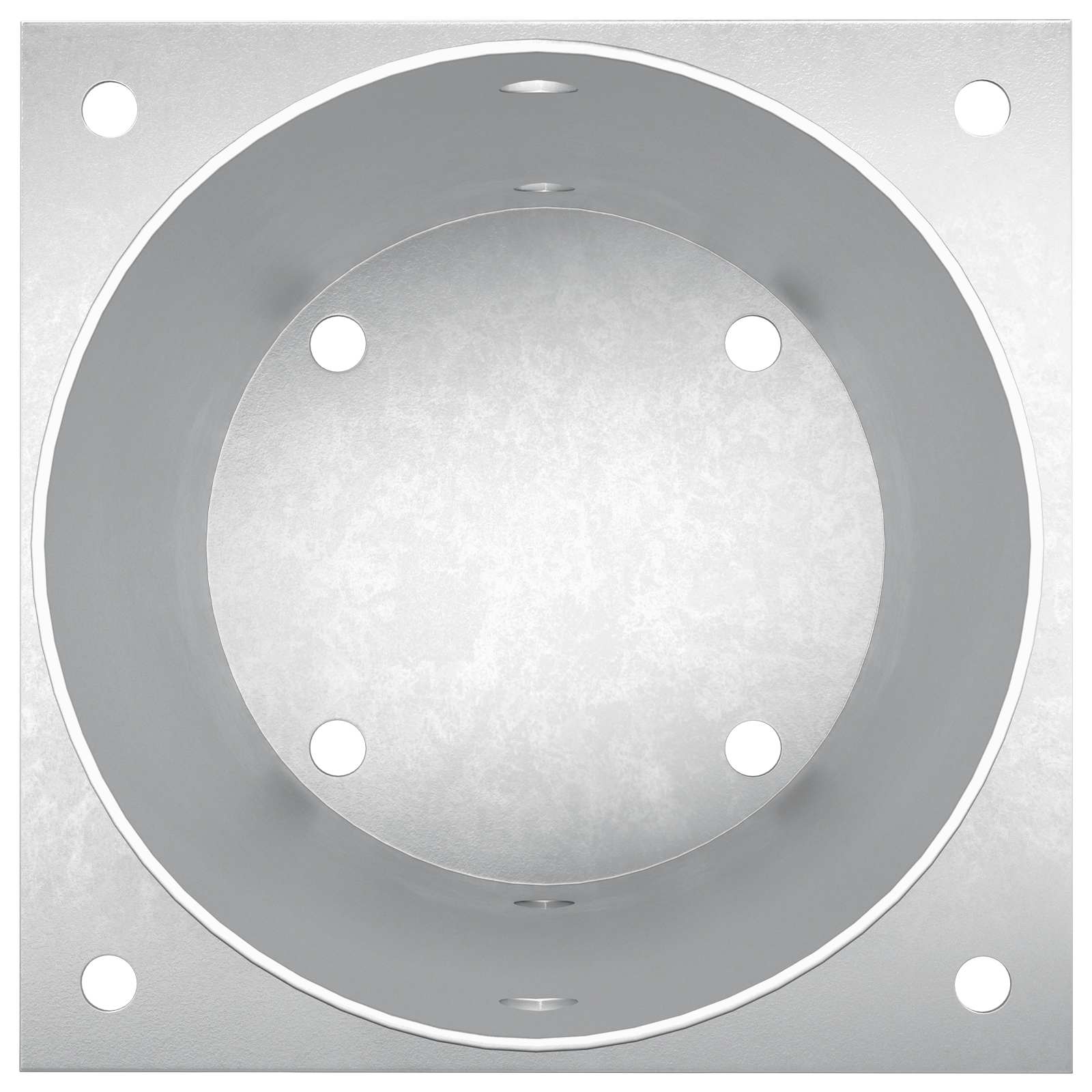 Ancora rotonda per terreno 12 pcs Argento 18 x 18 x15 cm