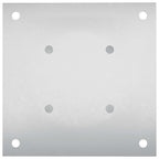Ancora rotonda per terreno 12 pcs Argento 18 x 18 x15 cm
