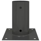 Ancora rotonda per terreno 4 pcs Antracite 15 x 15 x 15 cm